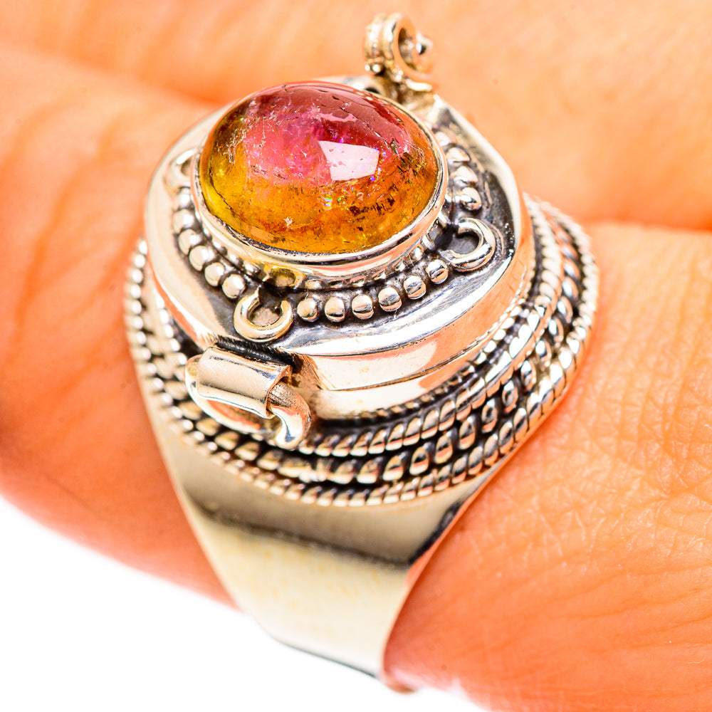 Pink Tourmaline Rings handcrafted by Ana Silver Co - RING124264