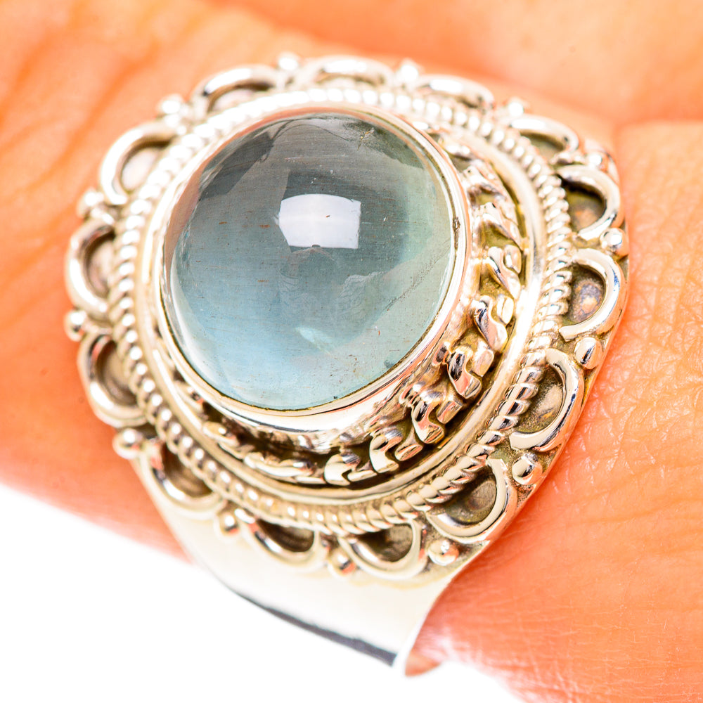 Aquamarine Rings handcrafted by Ana Silver Co - RING124279
