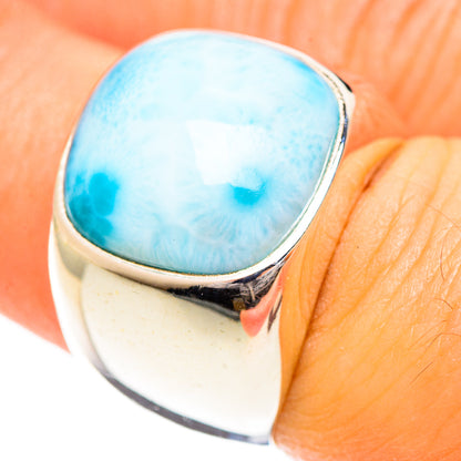 Larimar Rings handcrafted by Ana Silver Co - RING124298