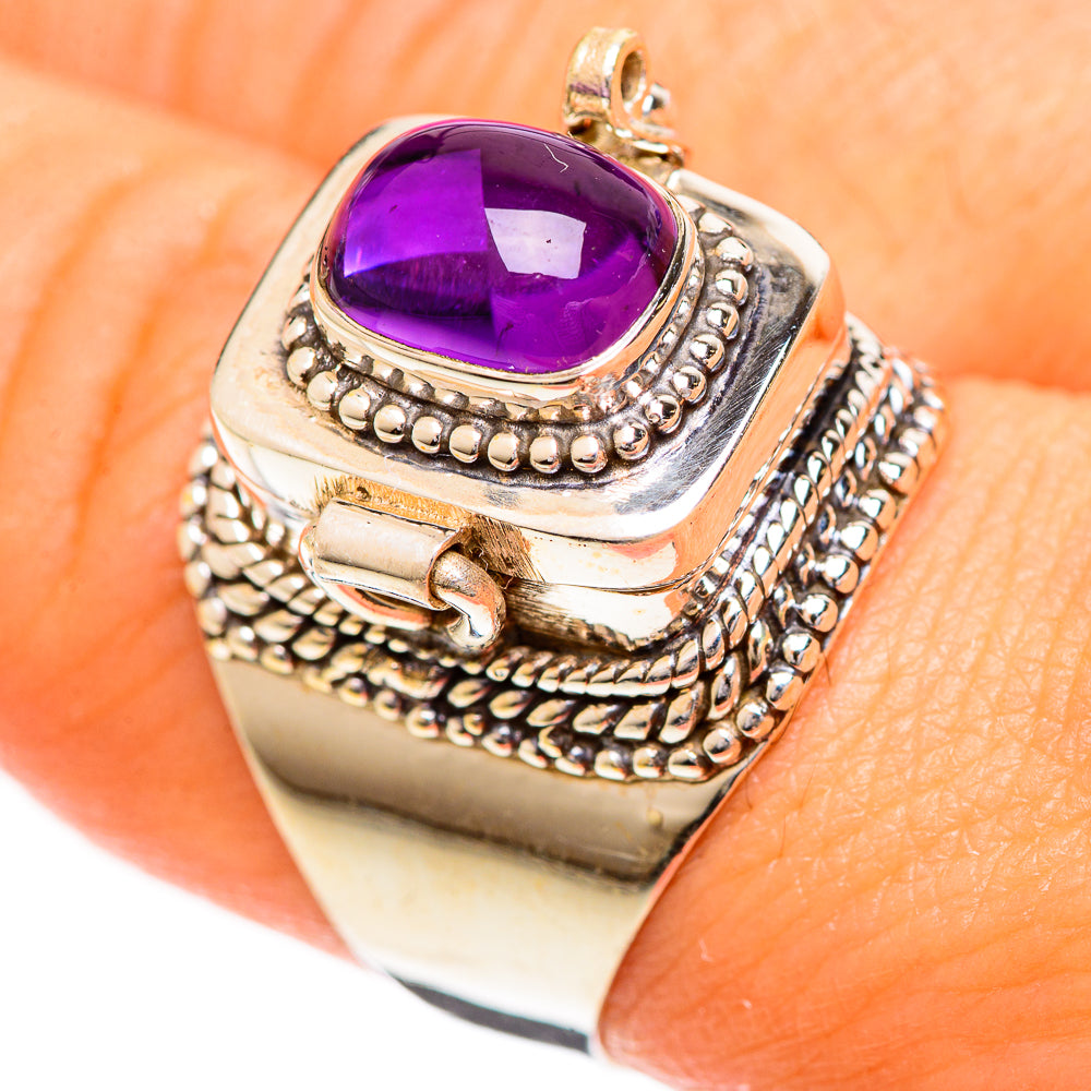 Amethyst Rings handcrafted by Ana Silver Co - RING124306