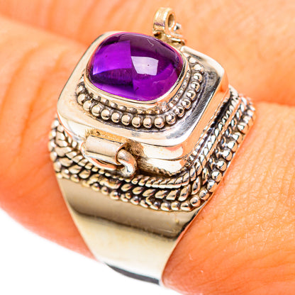 Amethyst Rings handcrafted by Ana Silver Co - RING124306