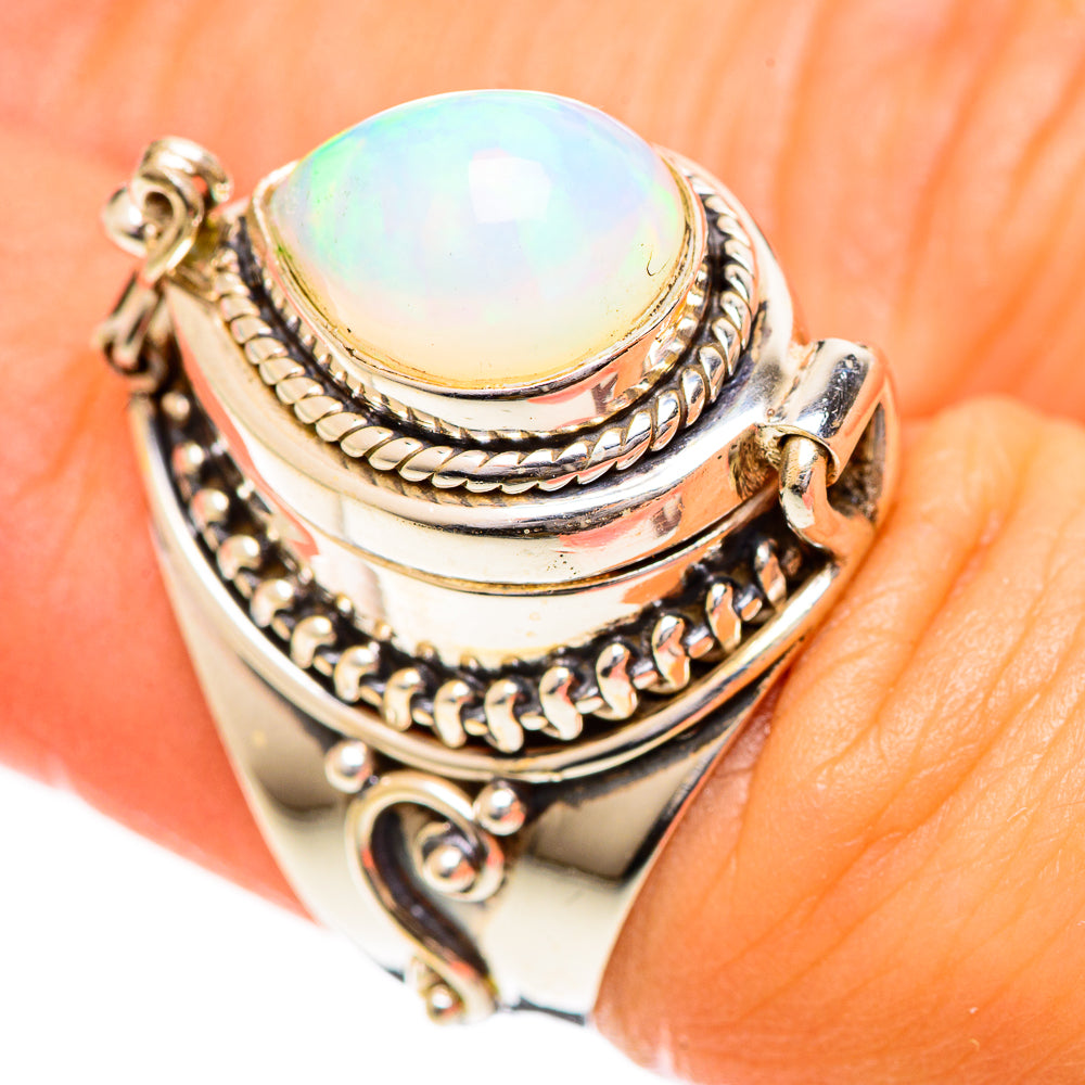 Ethiopian Opal Rings handcrafted by Ana Silver Co - RING124310