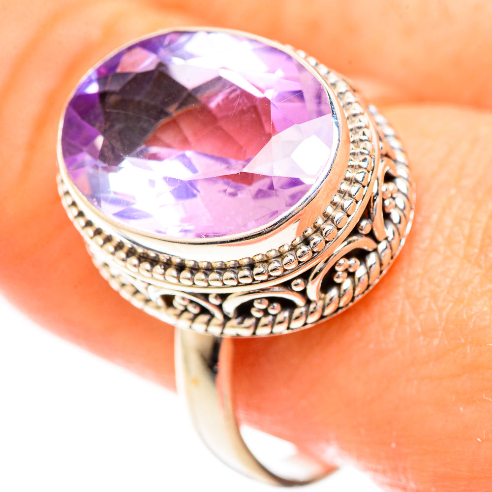 Amethyst Rings handcrafted by Ana Silver Co - RING124327