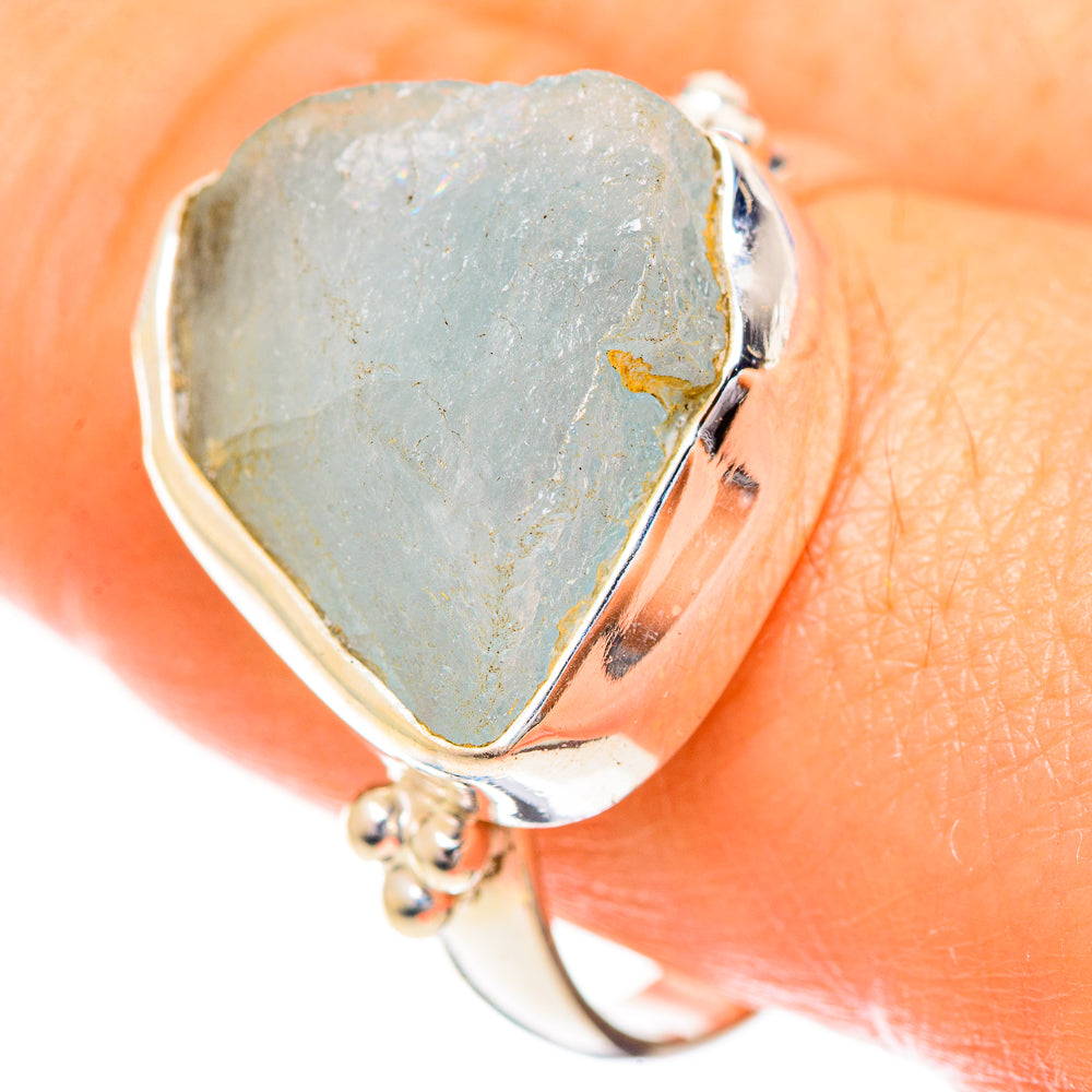 Aquamarine Rings handcrafted by Ana Silver Co - RING124339