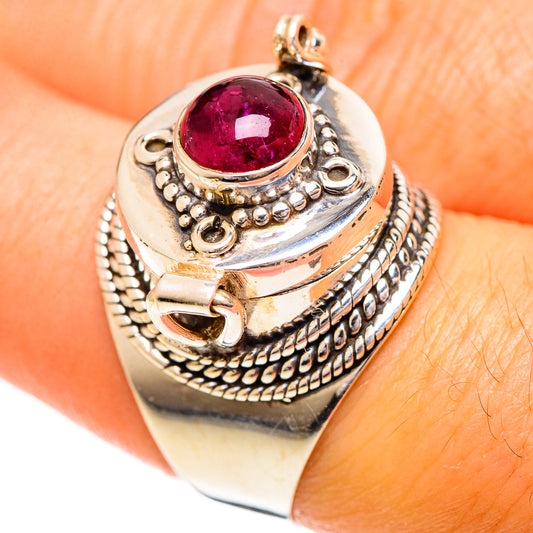 Pink Tourmaline Rings handcrafted by Ana Silver Co - RING124340