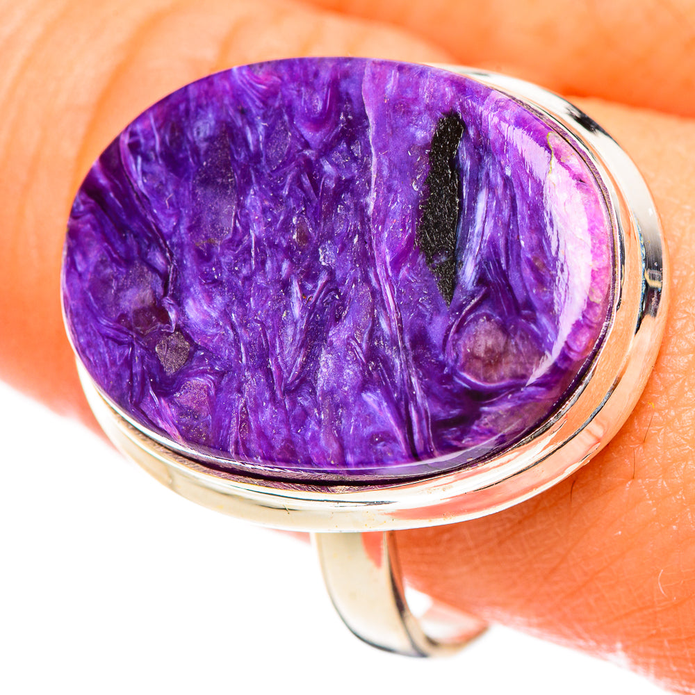 Charoite Rings handcrafted by Ana Silver Co - RING124342