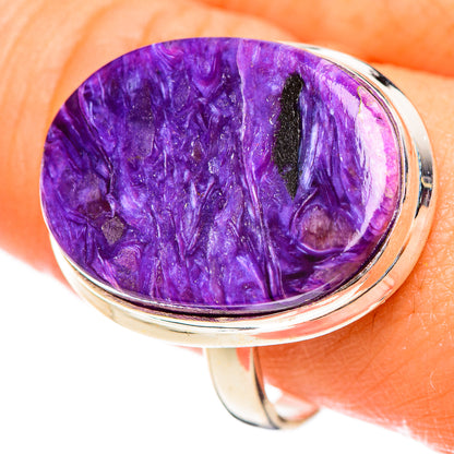 Charoite Rings handcrafted by Ana Silver Co - RING124342