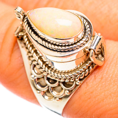 Ethiopian Opal Rings handcrafted by Ana Silver Co - RING124347
