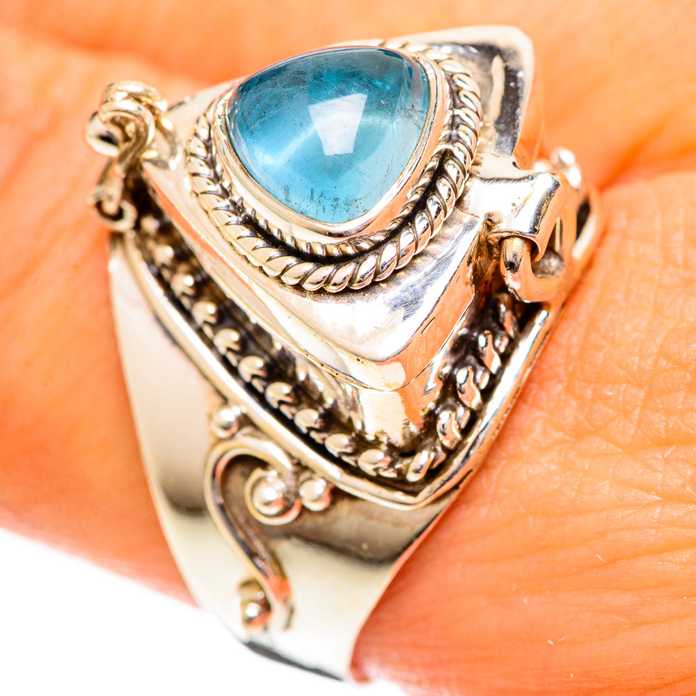 Aquamarine Rings handcrafted by Ana Silver Co - RING124352