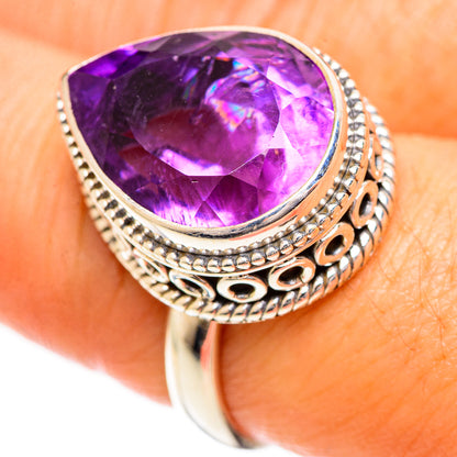 Amethyst Rings handcrafted by Ana Silver Co - RING124361