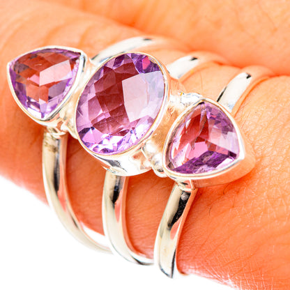 Amethyst Rings handcrafted by Ana Silver Co - RING124363