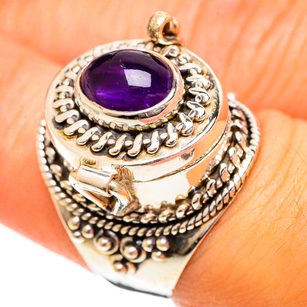 Amethyst Rings handcrafted by Ana Silver Co - RING124364