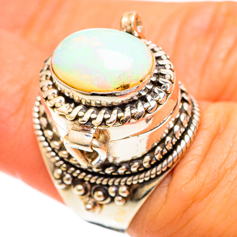 Ethiopian Opal Rings handcrafted by Ana Silver Co - RING124365