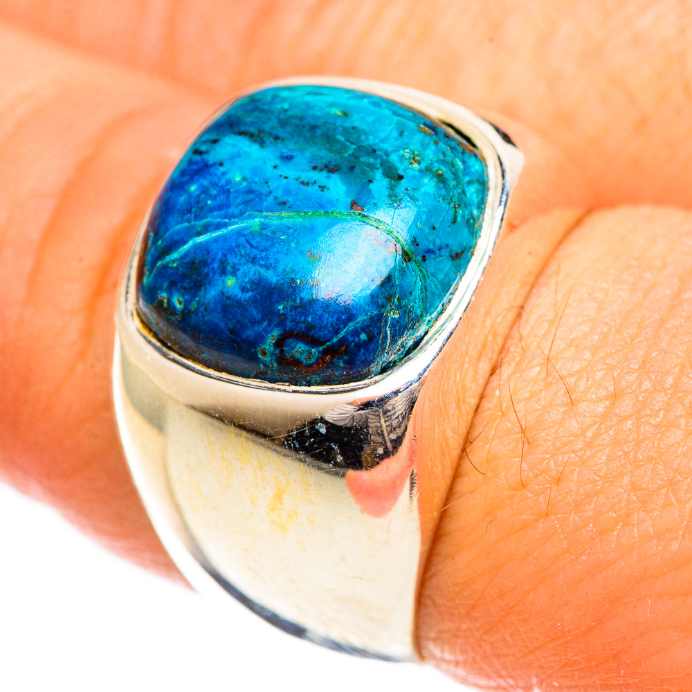 Chrysocolla Rings handcrafted by Ana Silver Co - RING124367