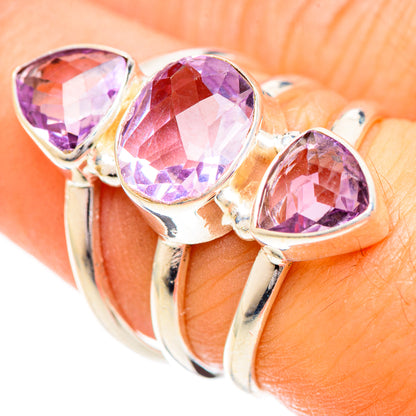 Amethyst Rings handcrafted by Ana Silver Co - RING124378