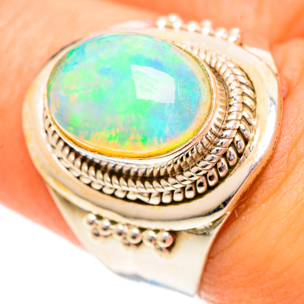 Ethiopian Opal Rings handcrafted by Ana Silver Co - RING124382