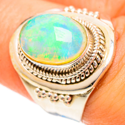 Ethiopian Opal Rings handcrafted by Ana Silver Co - RING124382