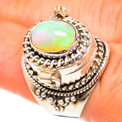 Ethiopian Opal Rings handcrafted by Ana Silver Co - RING124383