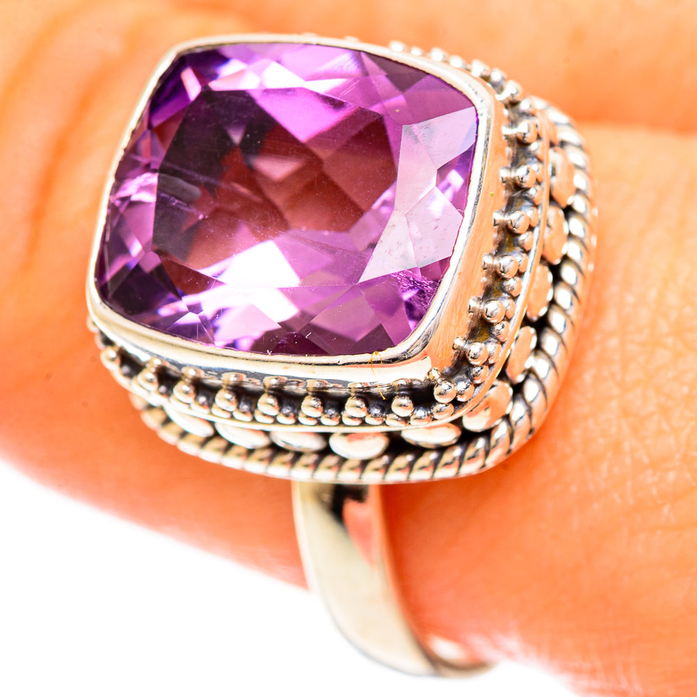 Amethyst Rings handcrafted by Ana Silver Co - RING124389