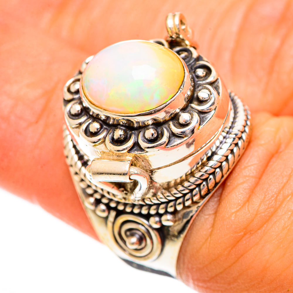 Ethiopian Opal Rings handcrafted by Ana Silver Co - RING124391
