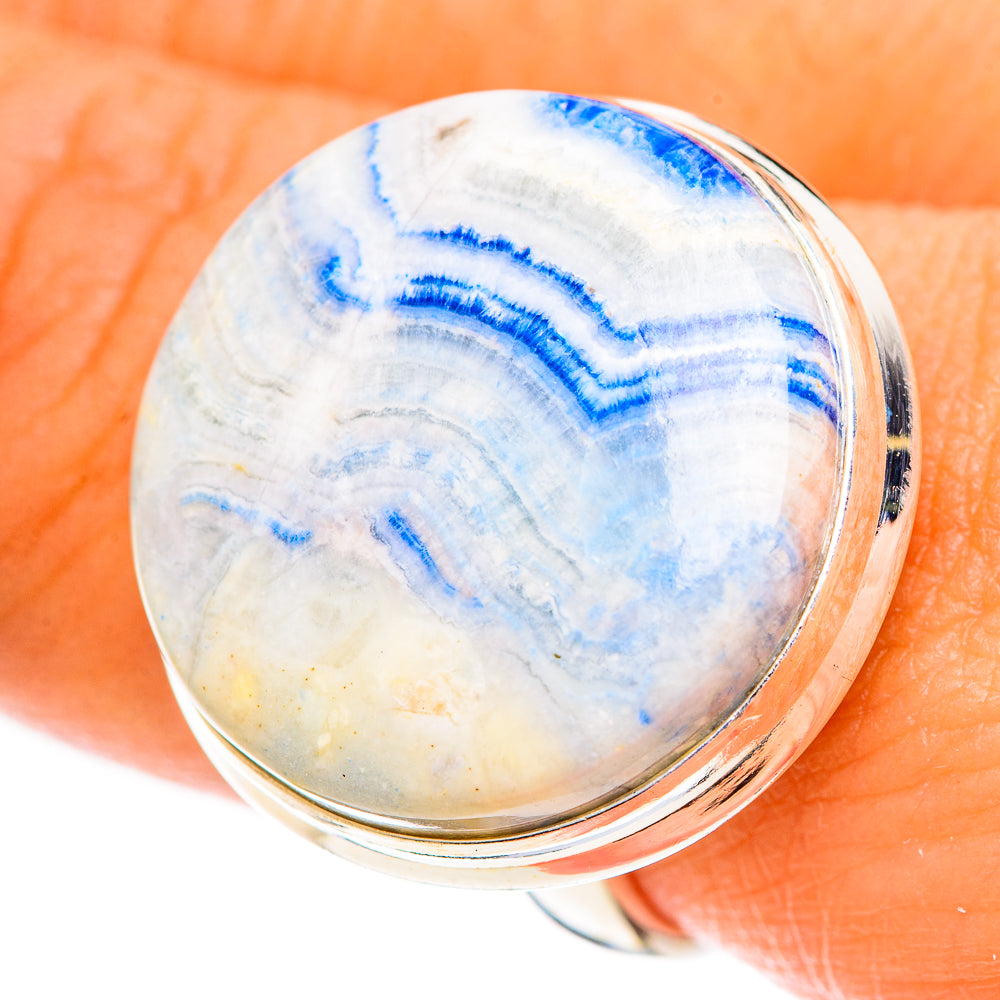 Blue Scheelite Rings handcrafted by Ana Silver Co - RING124401