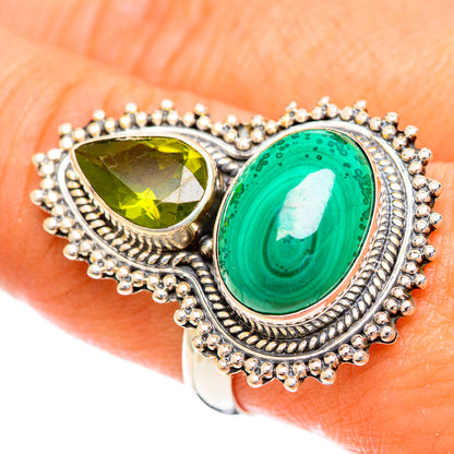 Malachite Rings handcrafted by Ana Silver Co - RING124407