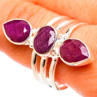 Ruby Rings handcrafted by Ana Silver Co - RING124408