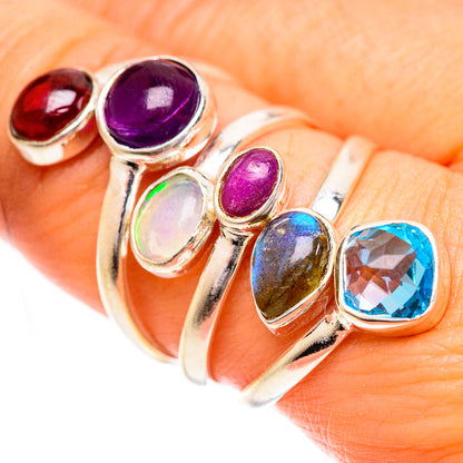 Amethyst Rings handcrafted by Ana Silver Co - RING124419