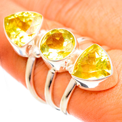 Citrine Rings handcrafted by Ana Silver Co - RING124420