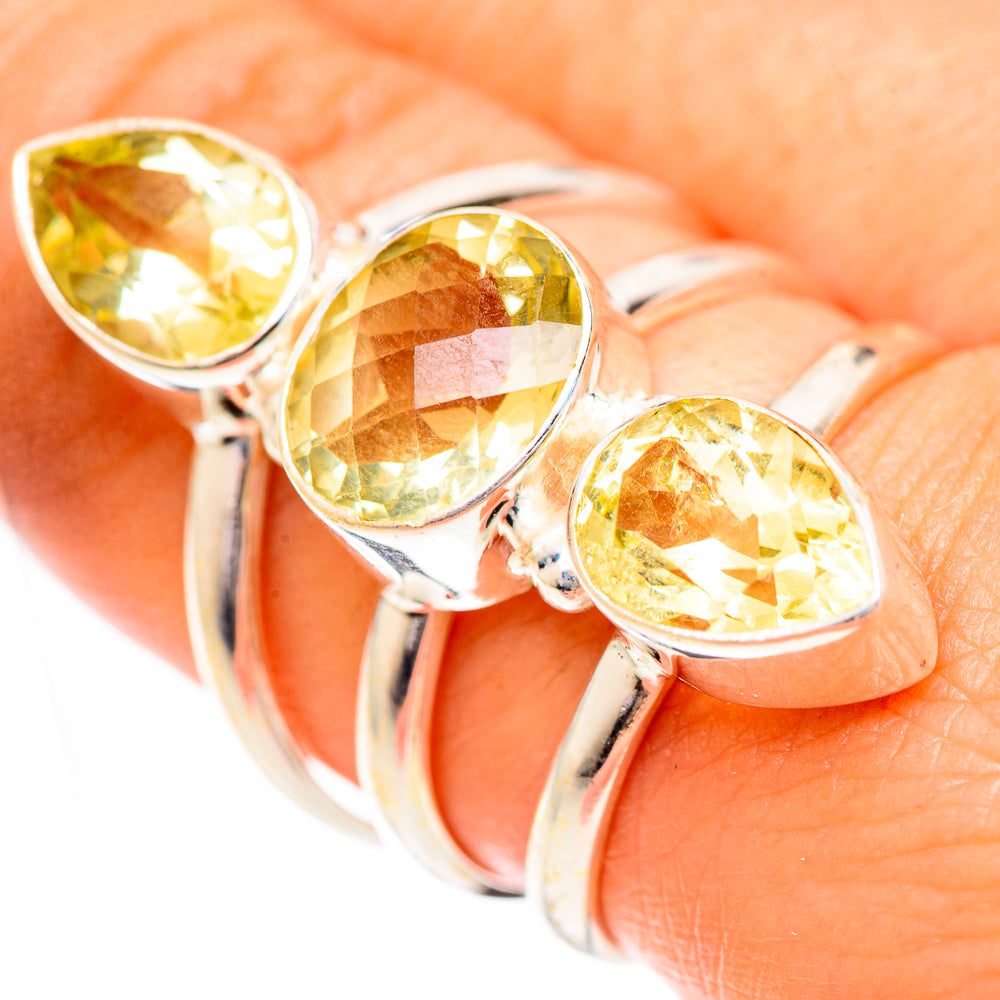 Citrine Rings handcrafted by Ana Silver Co - RING124421