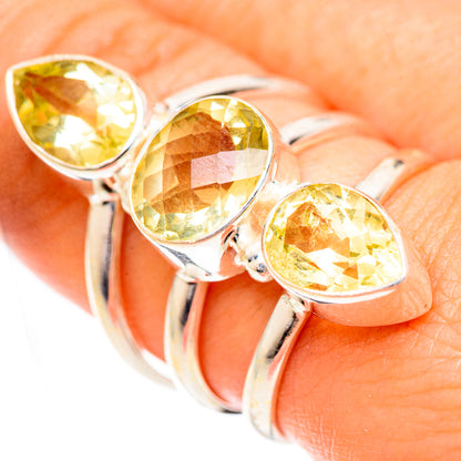 Citrine Rings handcrafted by Ana Silver Co - RING124421