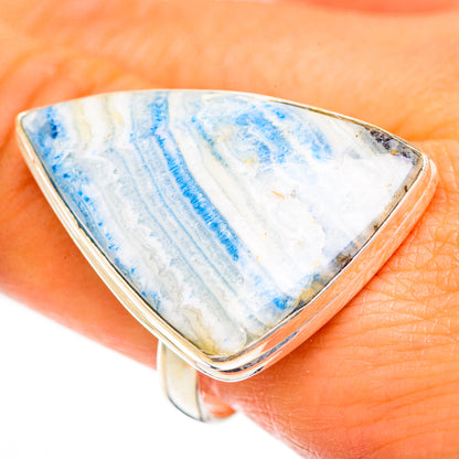 Blue Scheelite Rings handcrafted by Ana Silver Co - RING124431