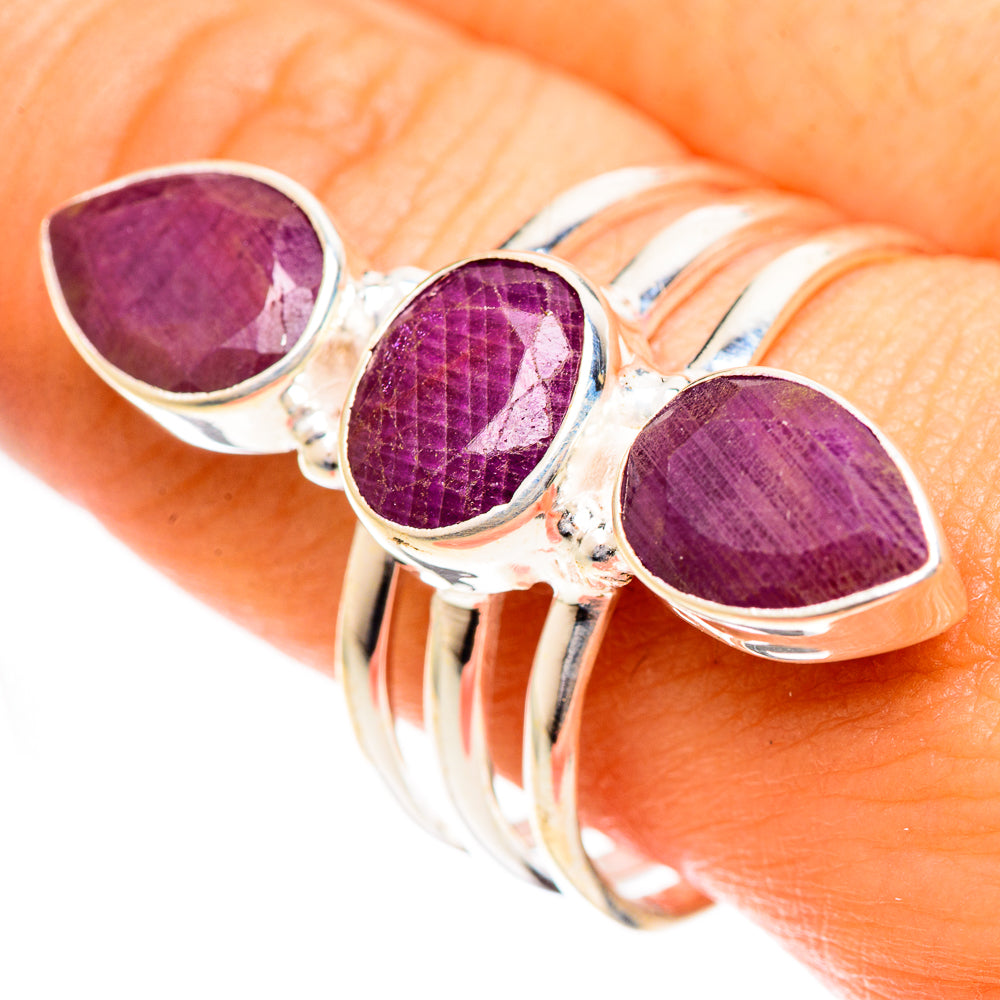 Ruby Rings handcrafted by Ana Silver Co - RING124435