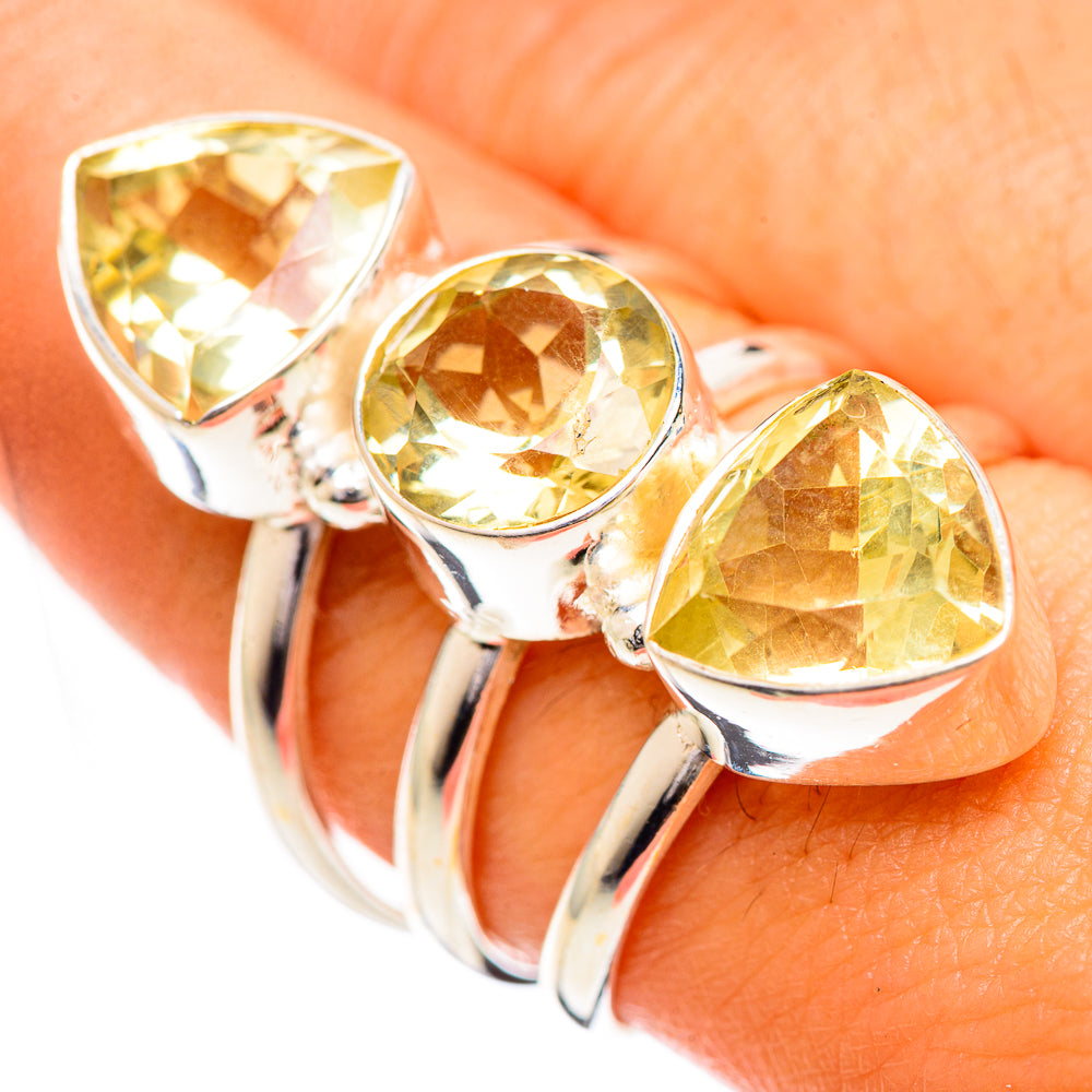 Citrine Rings handcrafted by Ana Silver Co - RING124445