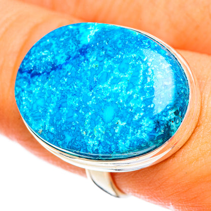 Chrysocolla Rings handcrafted by Ana Silver Co - RING124449
