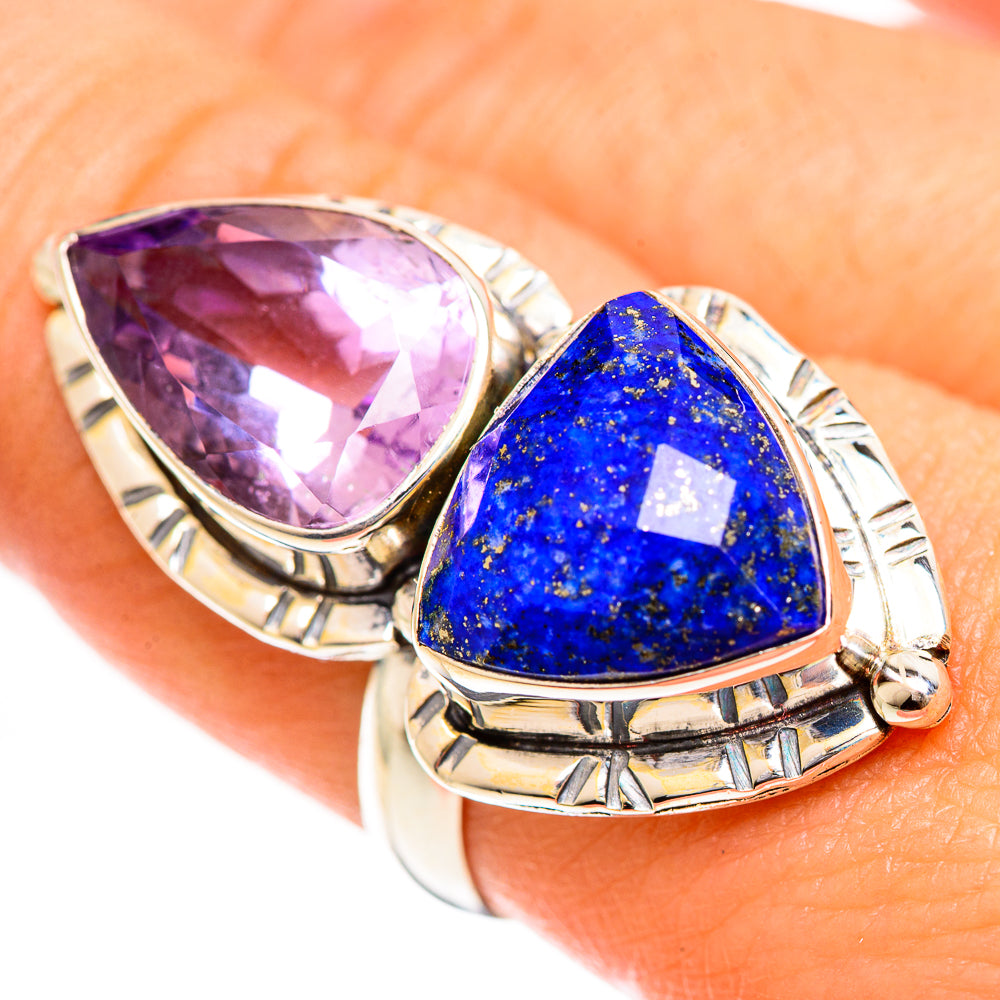 Lapis Lazuli Rings handcrafted by Ana Silver Co - RING124458