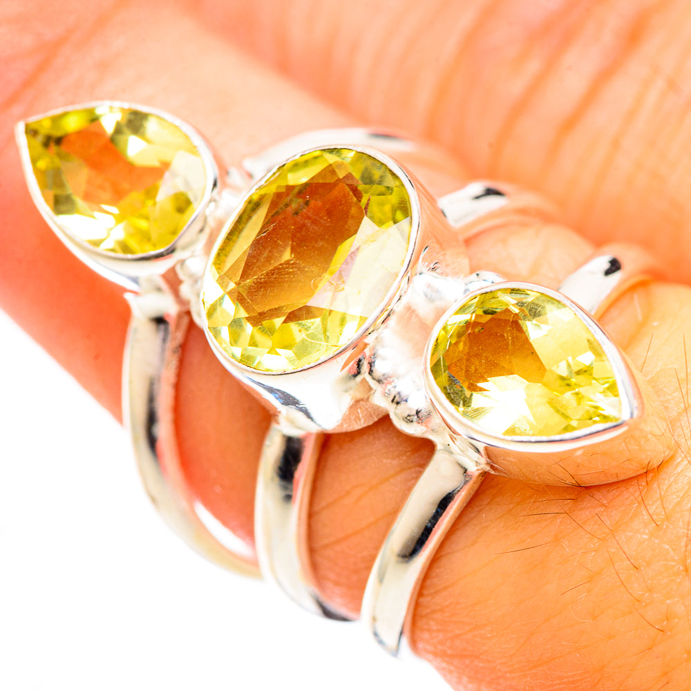 Citrine Rings handcrafted by Ana Silver Co - RING124462