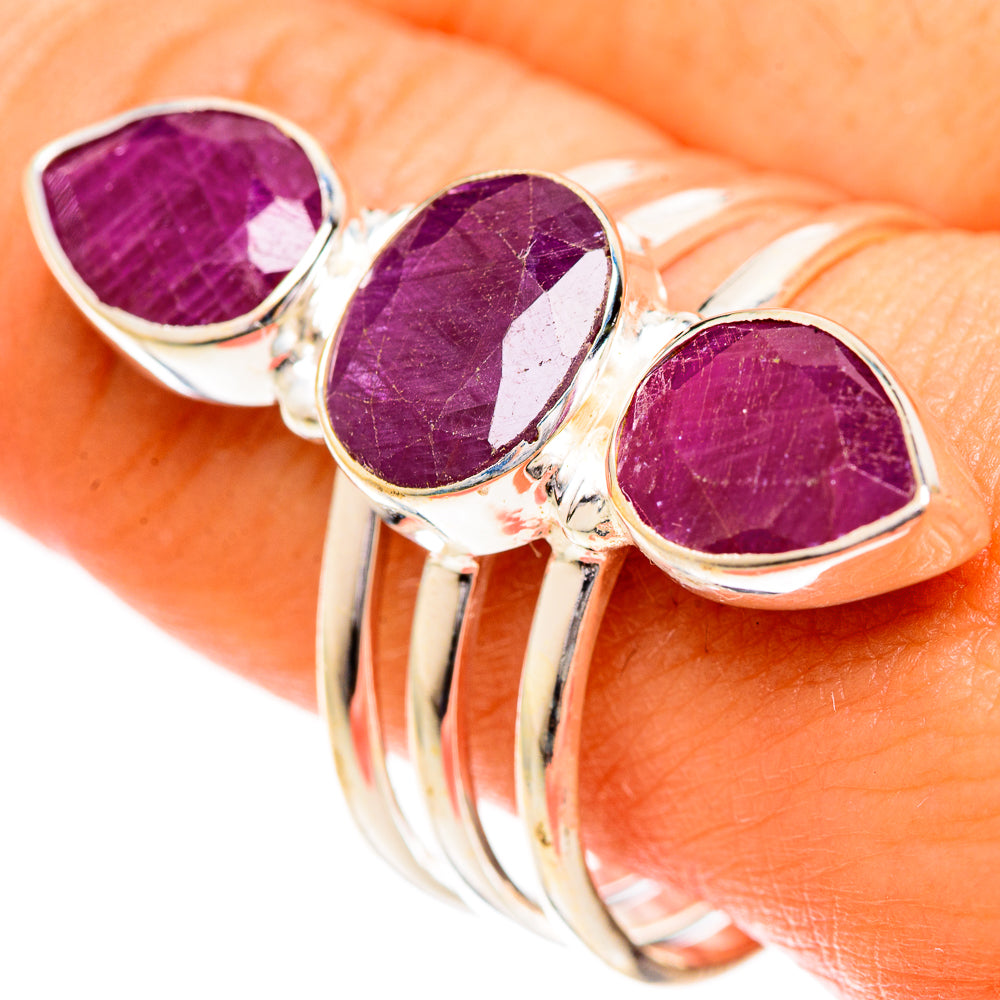 Ruby Rings handcrafted by Ana Silver Co - RING124494