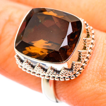 Smoky Quartz Rings handcrafted by Ana Silver Co - RING124511