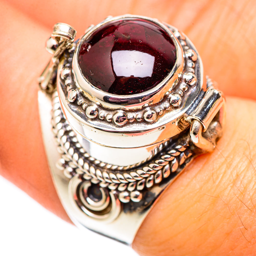 Garnet Rings handcrafted by Ana Silver Co - RING124514