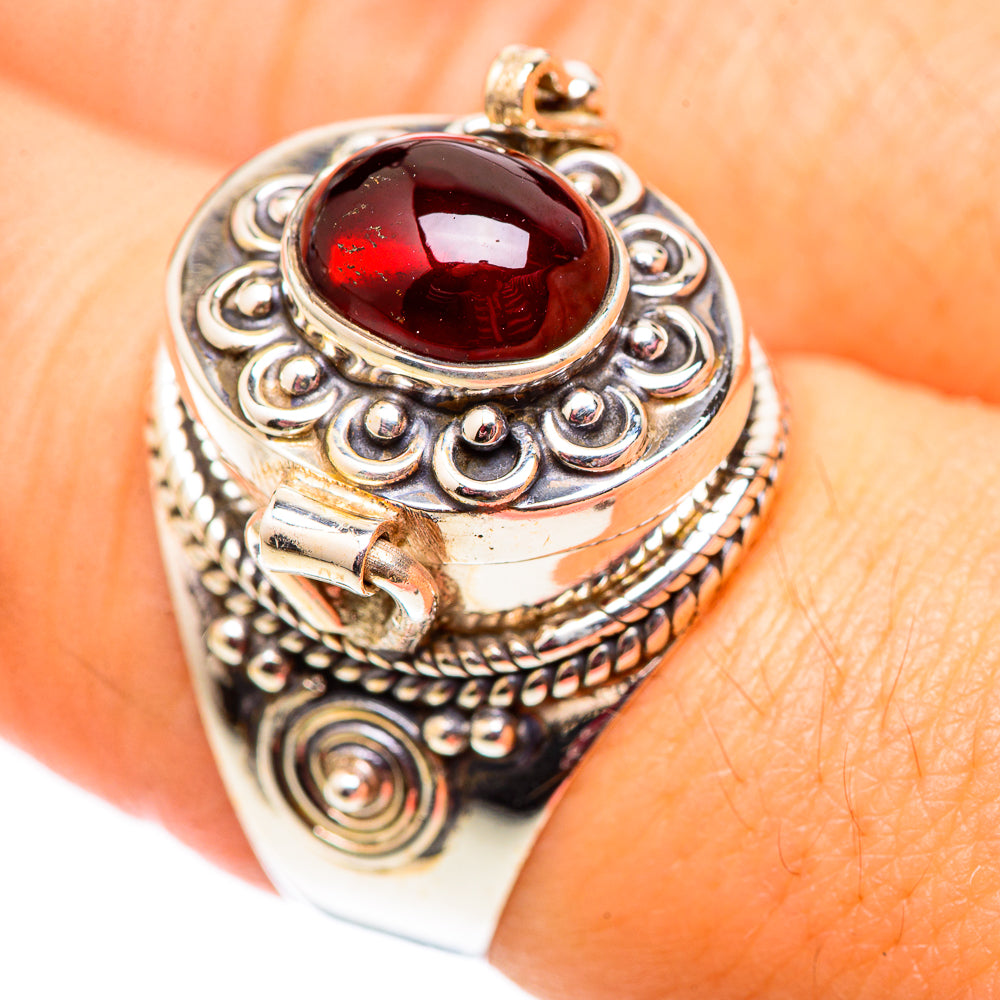 Garnet Rings handcrafted by Ana Silver Co - RING124515