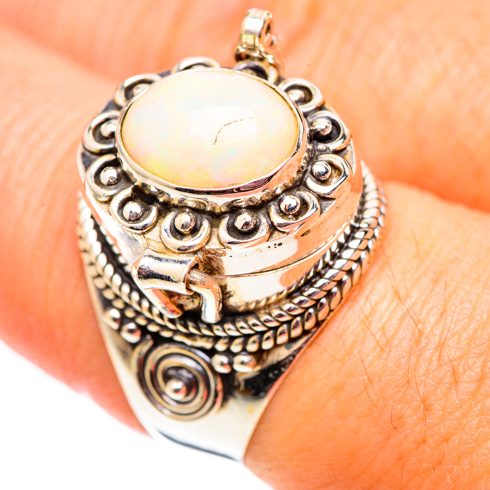 Ethiopian Opal Rings handcrafted by Ana Silver Co - RING124522