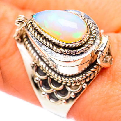 Ethiopian Opal Rings handcrafted by Ana Silver Co - RING124523