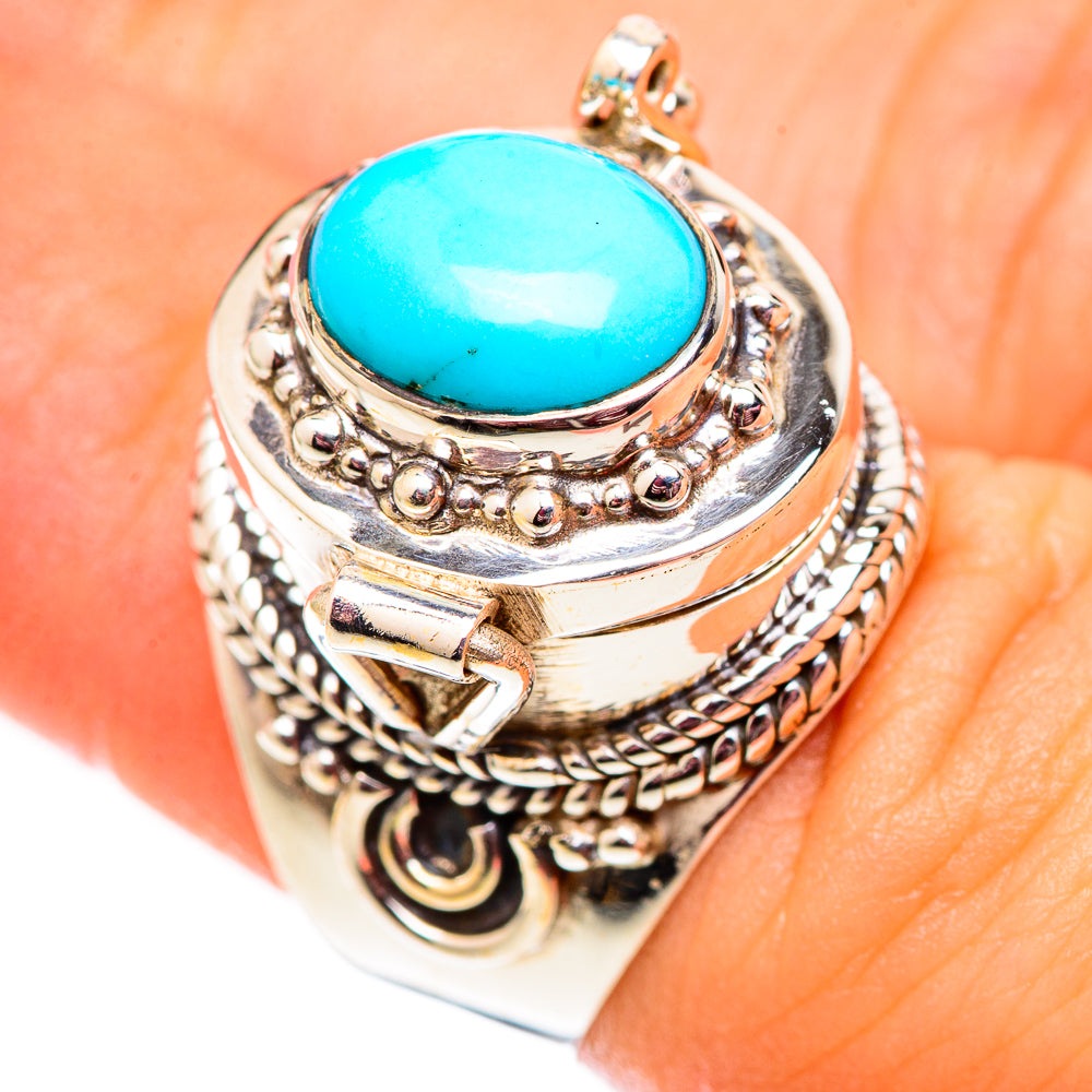 Larimar Rings handcrafted by Ana Silver Co - RING124528
