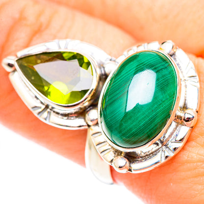 Malachite Rings handcrafted by Ana Silver Co - RING124534