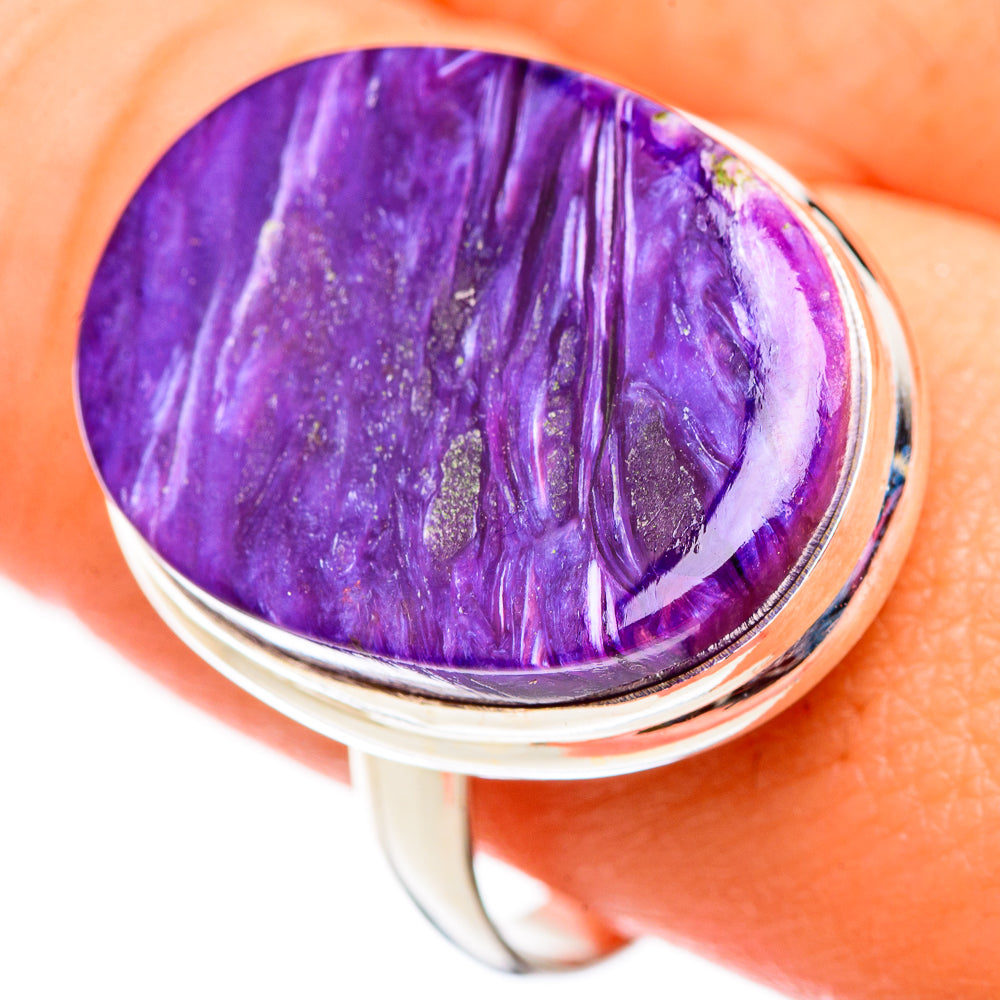 Charoite Rings handcrafted by Ana Silver Co - RING124541