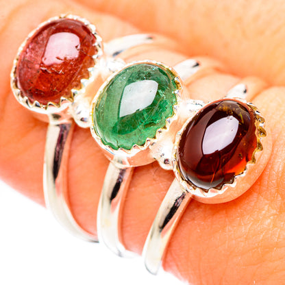 Pink Tourmaline Rings handcrafted by Ana Silver Co - RING124546