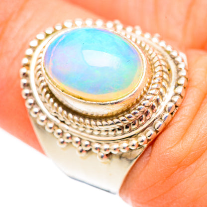 Ethiopian Opal Rings handcrafted by Ana Silver Co - RING124548