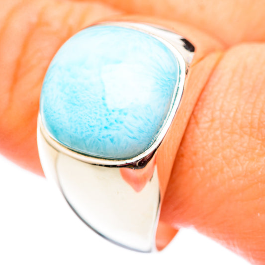 Larimar Rings handcrafted by Ana Silver Co - RING124551