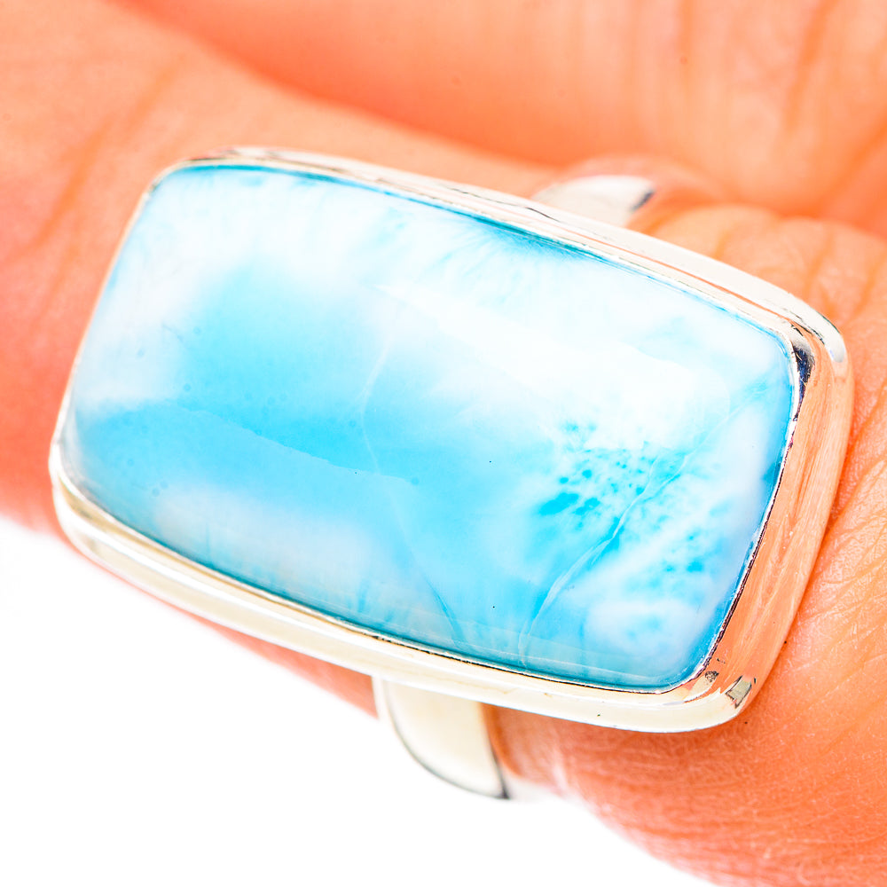 Larimar Rings handcrafted by Ana Silver Co - RING124557
